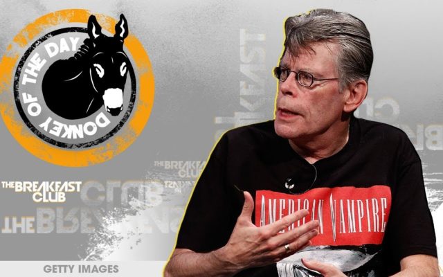 Stephen King Gets Donkey of the Day