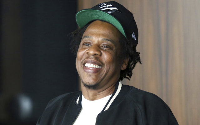 JAY-Z Poses With All Of His Grammy Awards