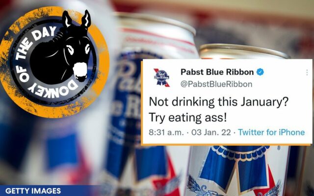 Pabst Blue Ribbon Tweets About Eating A** For New Years Resolution