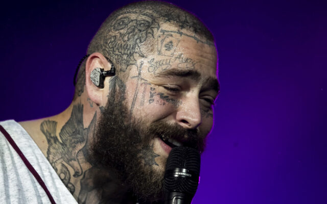 Post Malone Gets Daughter’s Initials Tattooed On Face