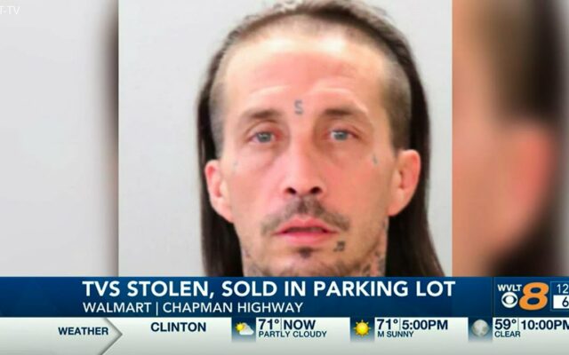 Man Arrested For Stealing TVs From Wal-Mart, Selling Them In The Parking Lot