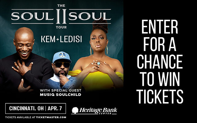 Win tickets to Soul II Soul Tour with KEM Ledisi, and Musiq Soulchild