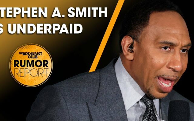 Stephen A. Smith Claims He’s “Underpaid” In Comparison To Other TV Personalities