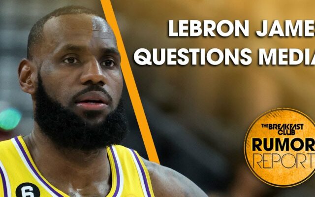 LeBron James Questions Media When Asked About Kyrie Irving +More