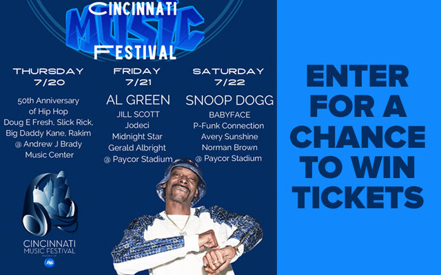 Win tickets to The Cincinnati Music Festival