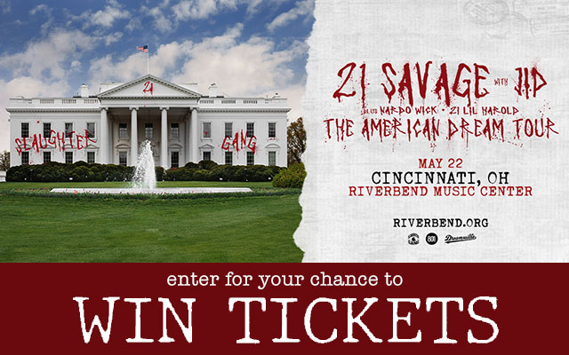 Win a pair of tickets to see 21 Savage in Cincinnati